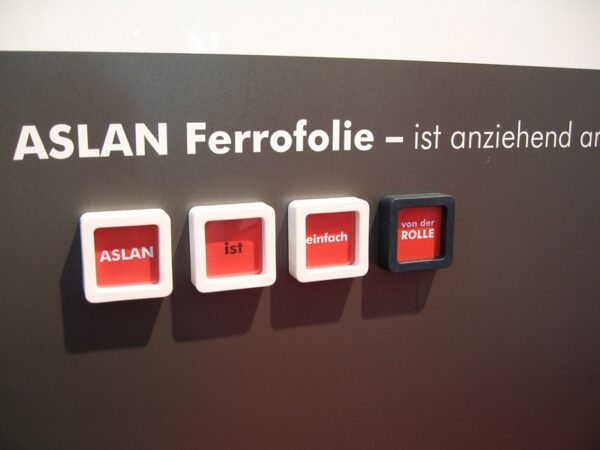 Aslan FF410 Magnetfolie-anthrazit mit Magneten