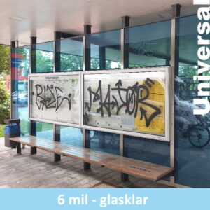 Anti-Graffiti-Folie Universal für Innen und Außen