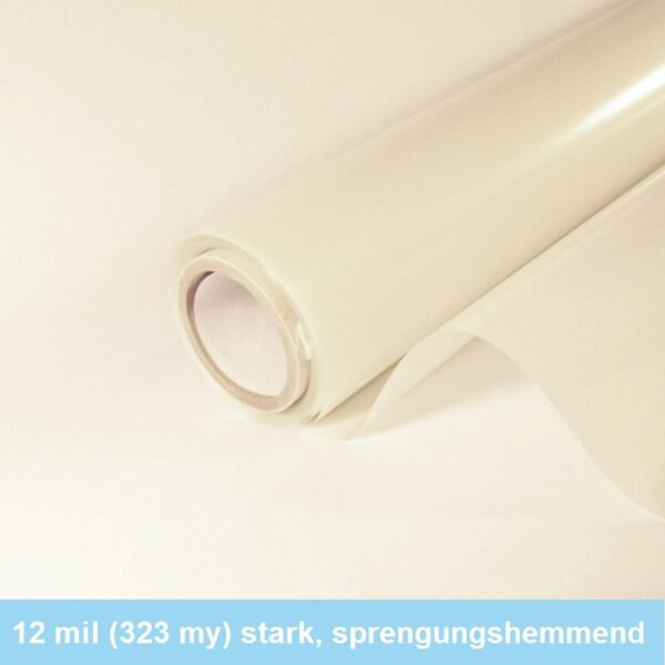 Splitterschutzfolie SAF 1200 Milchglasoptik 12 mil stark