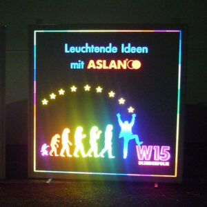 Verdunkelungsfolie Blackout Leuchtwerbung