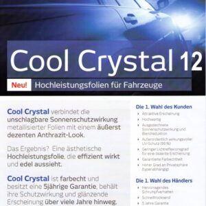 Autoglasfolie Crystal 12 titan Eigenschaften