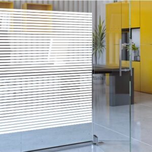 Decorative film white stripes - Image 3