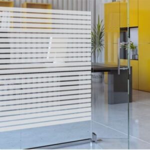 Decorative film white stripes - Image 4