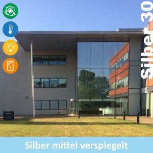 Sonnenschutzfolie Silber 30 – mittel (Außen)