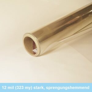 Splitterschutzfolie SAF 1200 glasklar 12 mil stark