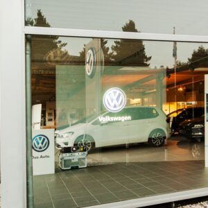 Rückprojektionsfolie Aslan RP 36 transparent am Tag