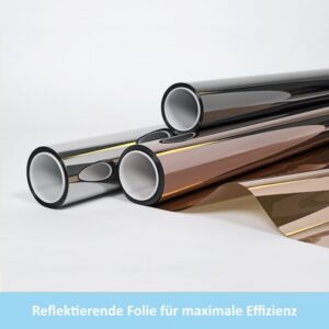 Stark reflektierende Spionspiegelfolie