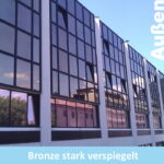 Spionspiegelfolie Bronze verspiegelt Außen