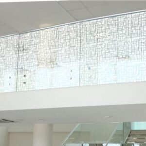 Sichtschutzfolie Decorum in einem Hotel