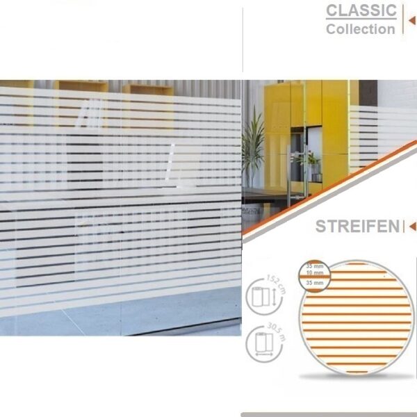 Sichtschutzfolie Streifen